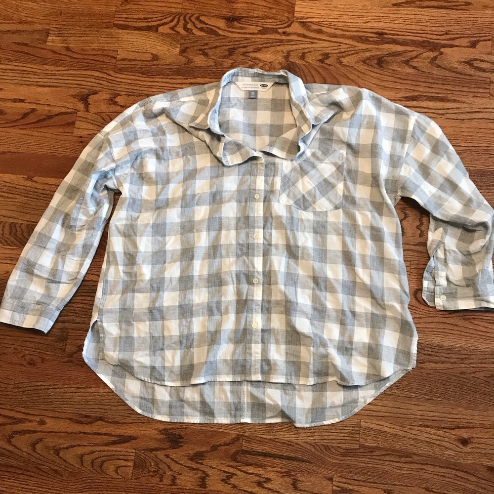 Old Navy Plaid Button Up